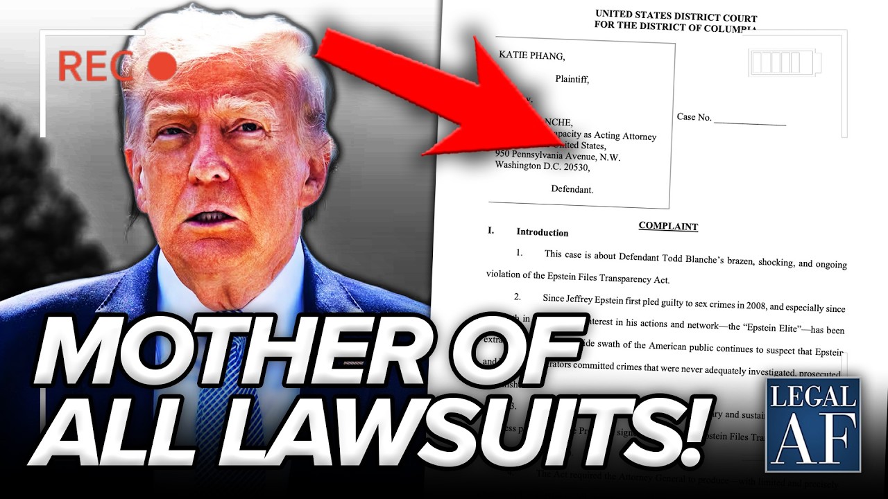 Trump BLINDSIDED by MOTHER OF ALL LAWSUITS on Epstein