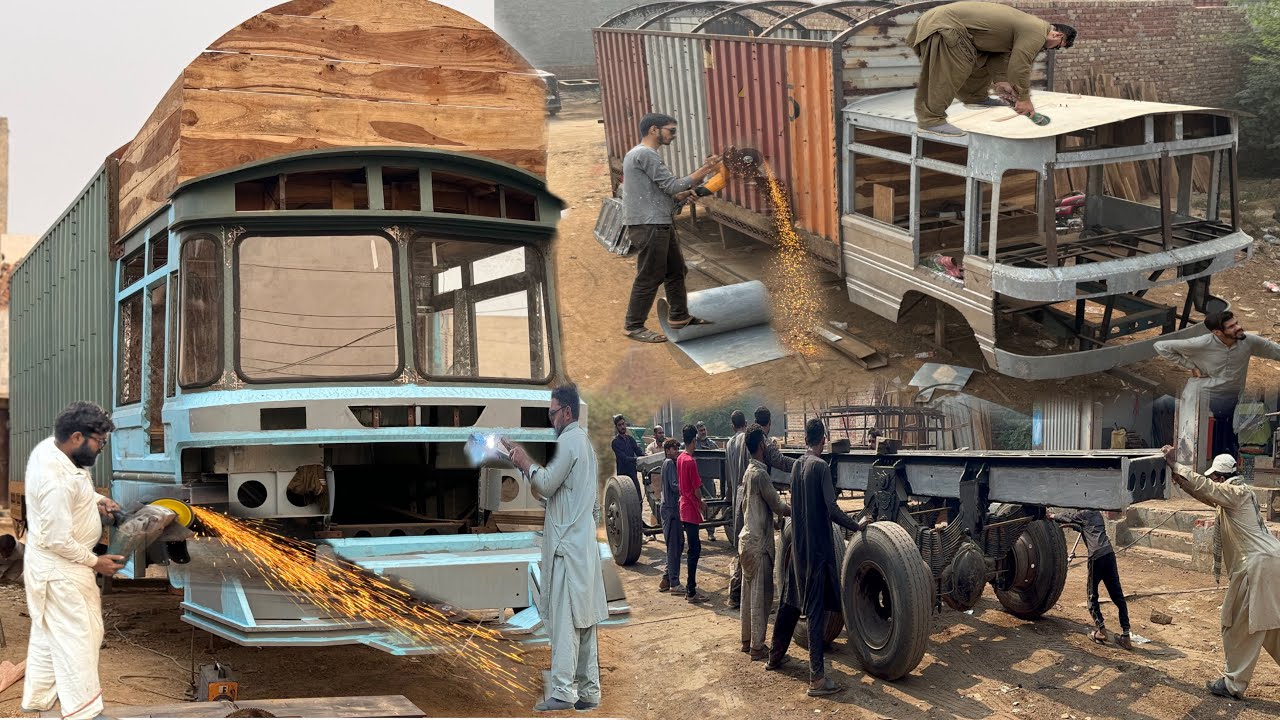 Handmade Hino Truck Manufacturing in Pakistan // let’s see Trucks Are Made in Local factory