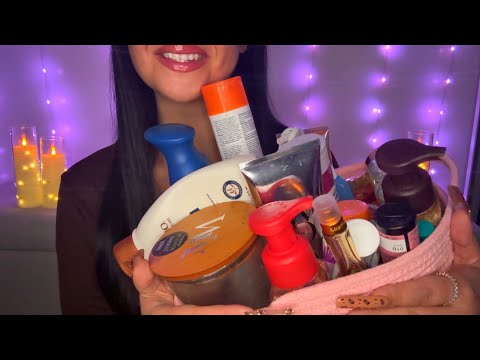 ASMR HUGE Empties Products I've used up 👍❤️‍🔥👎 Tingly Whispers, XXL Nail Tapping & Scratching✨