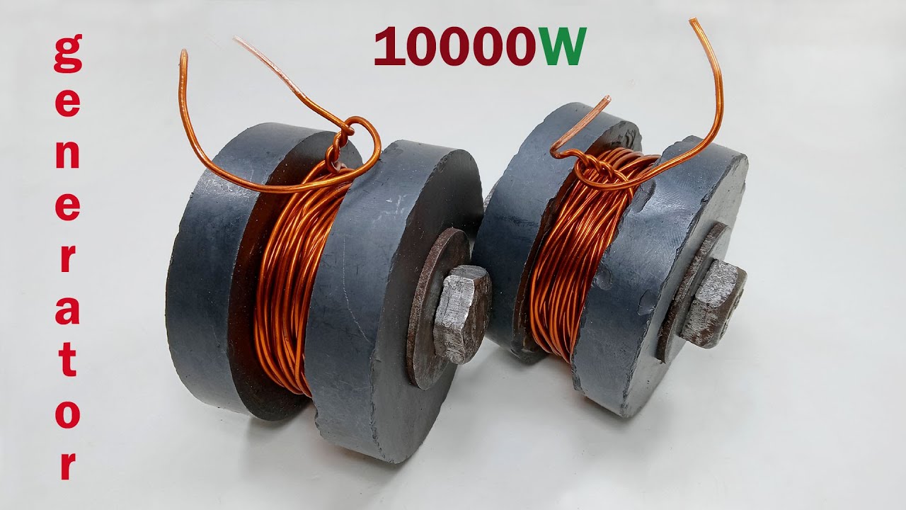 New... how to make free energy 220v AC 10000W powerful electricity