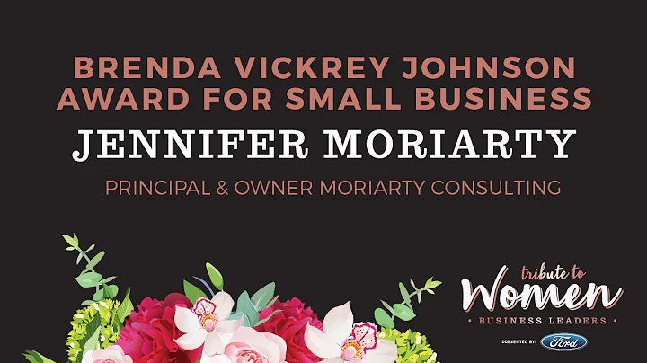 Jennifer Moriarty - Brenda Vickrey Johnson Award f...