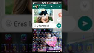 Chat hablando con soy luna ( Karol Sevilla)