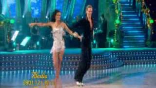 Alesha dixon and her dance partner matthew cutler perform the jive 22
december 2007