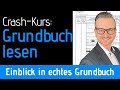 Grundbuchauszug lesen (Crash-Kurs) - Blick in echtes Grundbuch