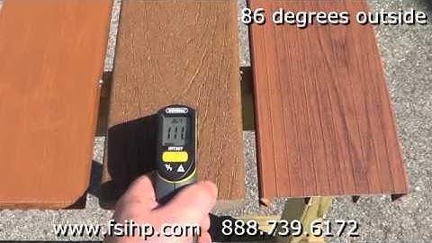Decking Heat Test Comparison