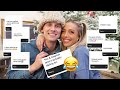 READING ASSUMPTIONS ABOUT US! (boyfriend & girlfriend)