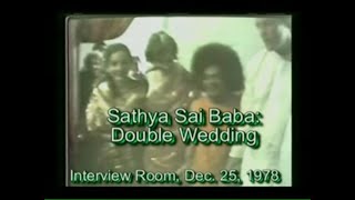 Rare video of Sathya Sai Baba performing  two marriages DEC 25,1978.mp4