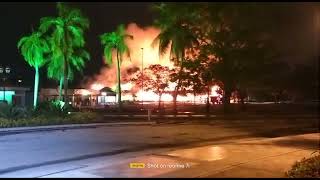 fire at Jerudong food court | Brunei Darussalam