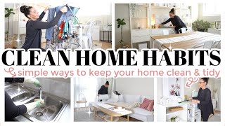 2024 CLEAN HOME HABITS  Simple tips for a clean and tidy home || THE SUNDAY STYLIST