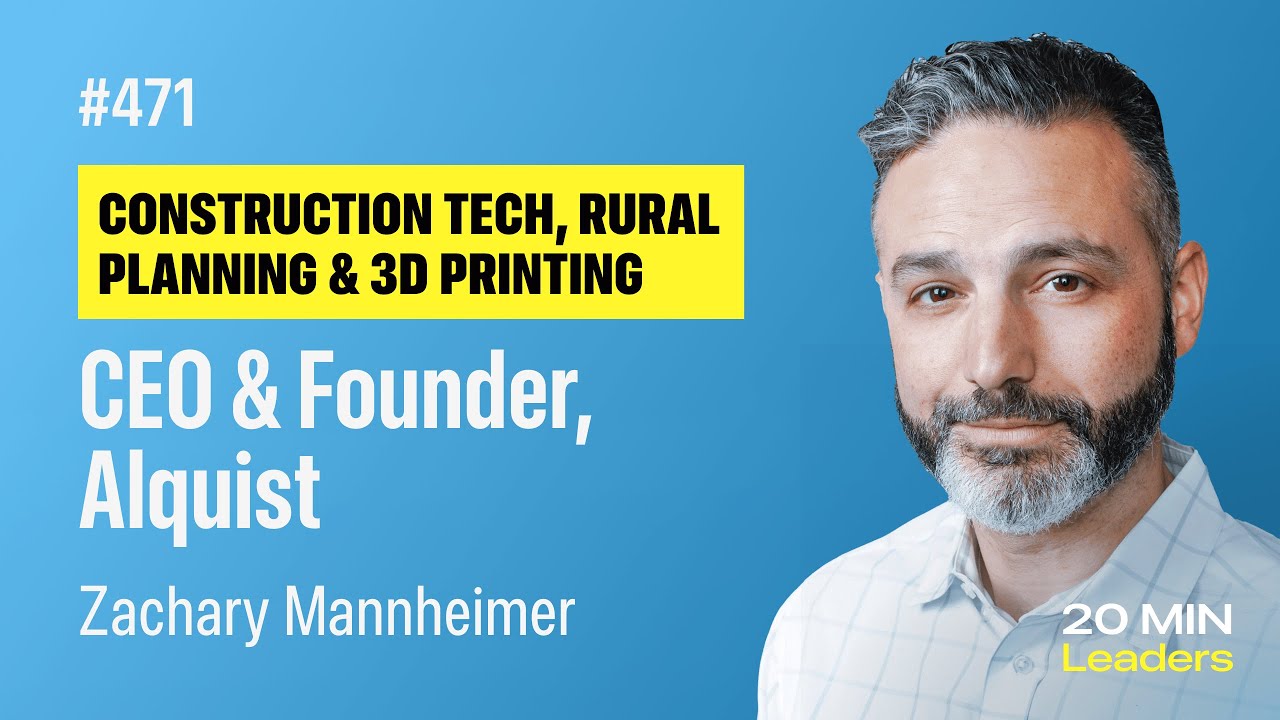 Ep471: Zachary Mannheimer | CEO and founder of Alquist