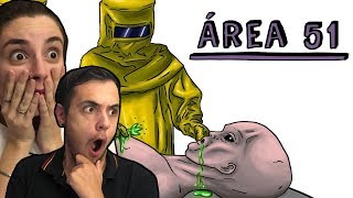 EL CASO SECRETO DEL AREA 51 CON LYNA | DRAW MY LIFE AREA 51