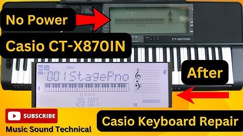 CASIO CT-X870IN NO POWER DEAD PROBLEM AND SOLUTION | CASIO CTX870IN INDIAN TONES | CASIO REVIEW