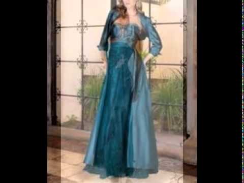 teal mother of the bride dress