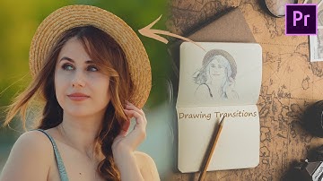 Transitions from Sketch or Drawing into Video in Adobe Premiere Pro (Hindi)