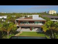 Studio mk27 completes miami beach house with its own private lagoon