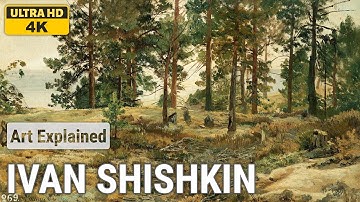 Ivan Shishkin: A collection of 10 oil paintings with title and year, around 1890 [4K]