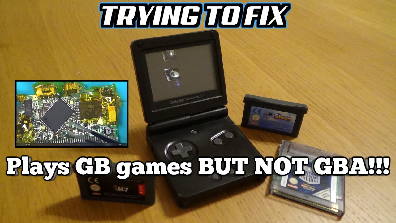 Trying To Fix Game Boy Advance Sp With Multiple Faults Youtube