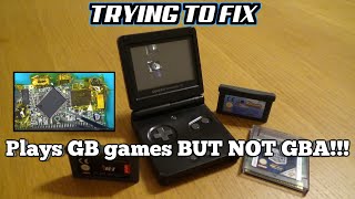 Trying to FIX: Game Boy Advance SP with MULTIPLE FAULTS screenshot 5