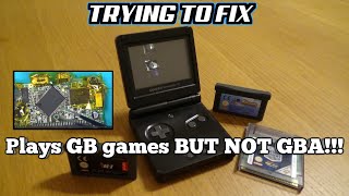 Trying to FIX: Game Boy Advance SP with MULTIPLE FAULTS