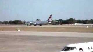 AirMadrid A330-322 Arriving in Fortaleza