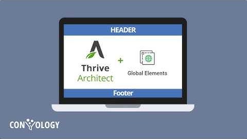 How to Edit Header and Footer with Thrive Architect