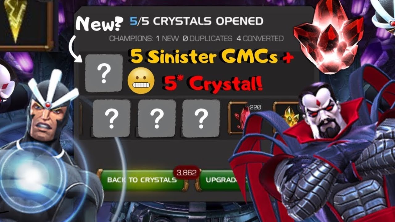 OPENING 2X Mister sinister crystals - Marvel Contest of Champions