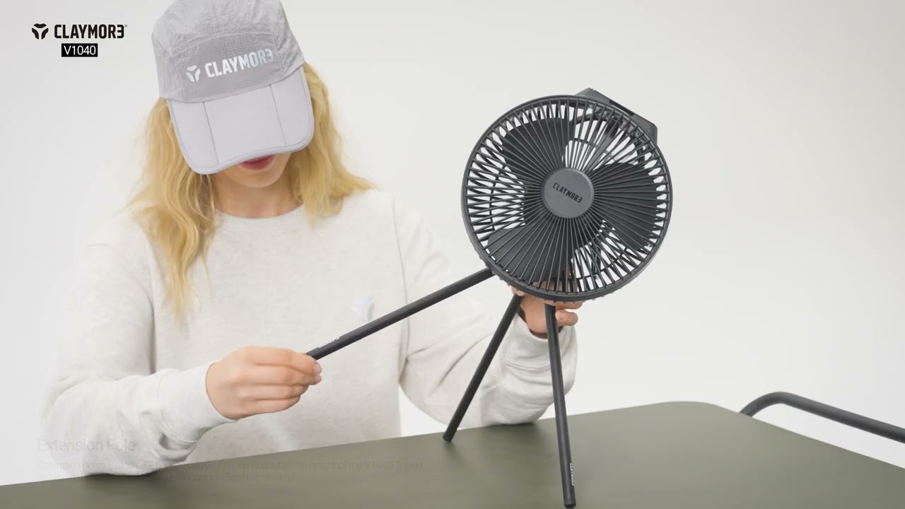 V1040 - Rechargeable Portable Cordless Fan – CLAYMORE USA