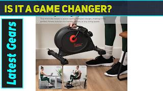 Sunny Health & Fitness Smart Under-Desk Bike – Best Mini Paddler for Home & Office Workouts Mini Under Desk Exercise Bike