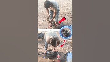 काफी दिन बाद बनाया छोटा टायर का पंचर | 😲😱 | Mini Vlog - Raju Puncture Wale | #minivlog #rajuminivlog