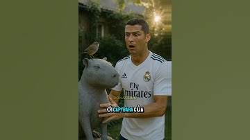 Capybara của ronal bị HÓA ĐÁ!  #cr7 #ronaldo #football #brainrot #capybara
