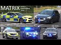 (New) ADVANCED POLICE INTERCEPTORS and Specialist Cars Responding With Siren and Lights