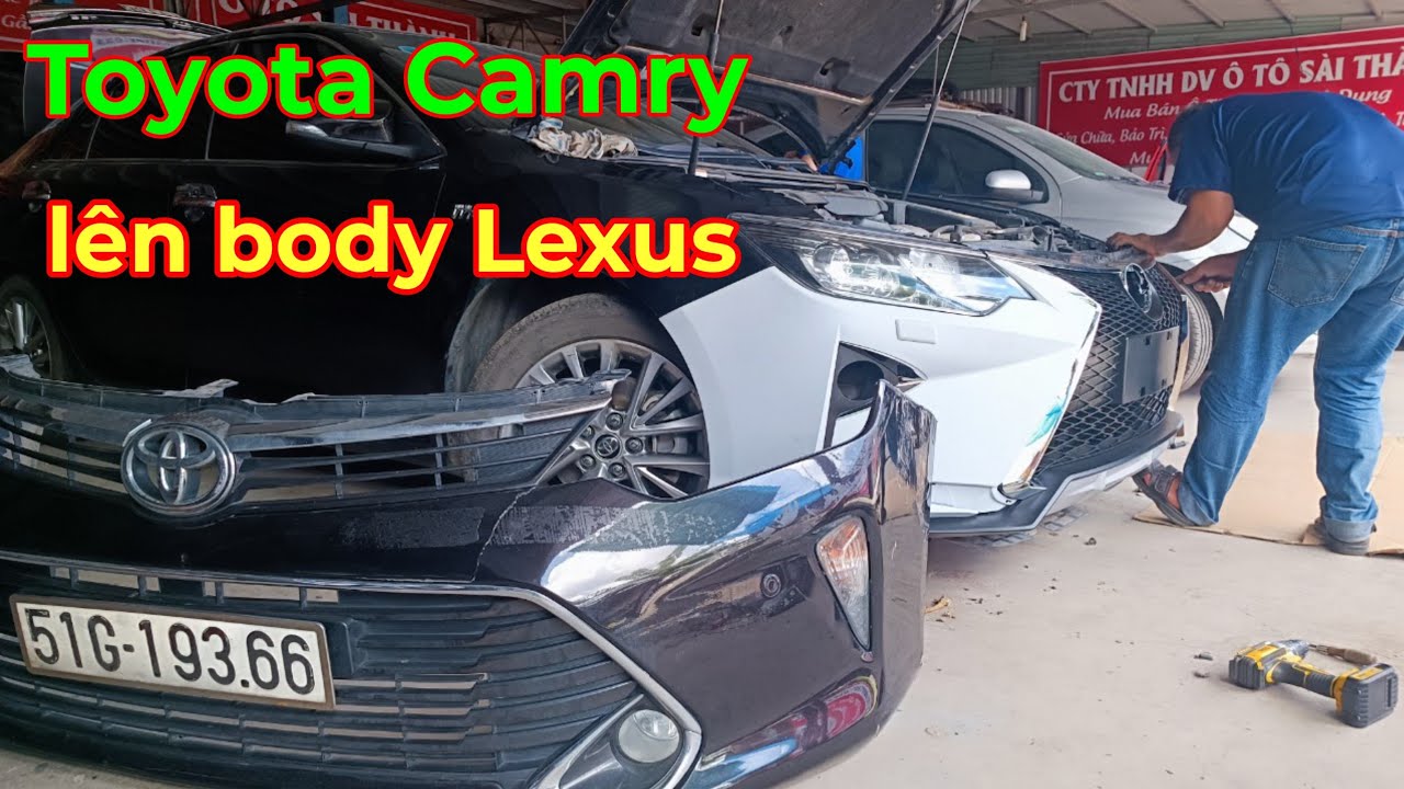 Toyota Camry độ bộ body Lexus - youtube