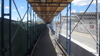 Salem, Mass. MBTA station: The long walk