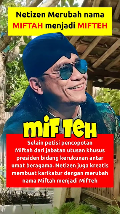tokoh | Netizen merubah nama gus Miftah #shortsviral #trending #gusmiftah