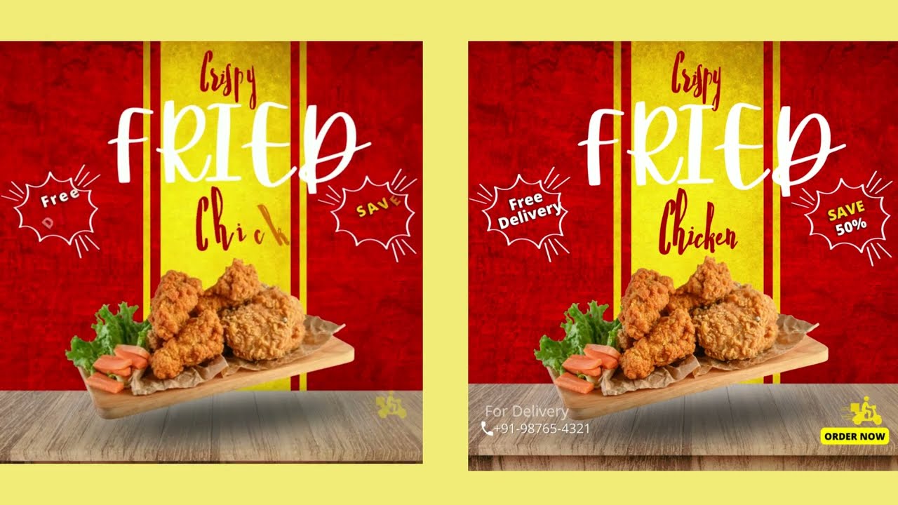 Food  Post Design In Canva | Designer Dash |