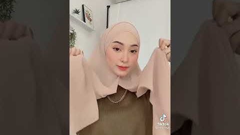 tutorial hijab pashmina kekinian
