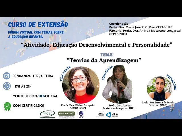 Teorias da Aprendizagem - Atividade, Educação Desenvolvimental e Personalidade