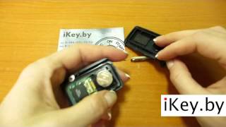 Замена батарейки в пульте ТОЙОТА Аурис, Ярис, Королла, Версо Change the battery(, 2015-11-19T13:29:31.000Z)