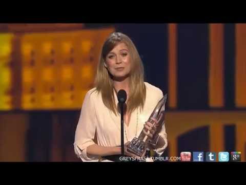 Ellen Pompeo Wins at People's Choice Awards 2013