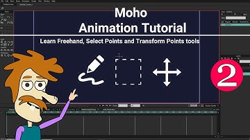 learn how to make animations with moho: Freehand, Select Points and Transform Points tools 2
