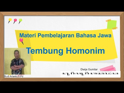 Tembung Homonim