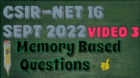 CSIR-NET_16Sept 2022 l Memory Based Questions l Sum of a series l @Kibaba Maths Tutorials