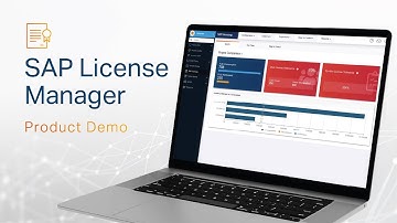 SAP License Manager | Product Demo | Soterion Module Overview