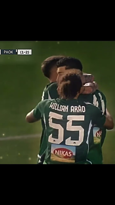 Thank you Limnios ❤️☘️ Late drama goal against your former club PAOK #football #sportsmanship #pao