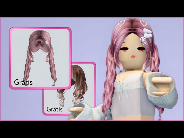 NOVO CABELO TWICE GRÁTIS NO ROBLOX! 😍 #twicehairroblox #robloxitensgr