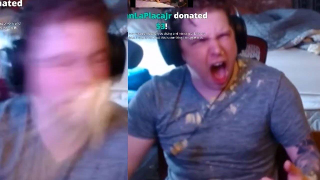 Steve hit by YELLOW SNOWBALL (Mom Laughs)