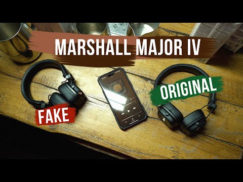 Видео: MARSHALL MAJOR IV ПІДРОБКА vs ОРИГІНАЛ 👀 Як відрізнити і яка різниця