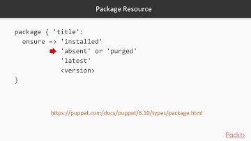 Hands-On Infrastructure Automation with Puppet 6: Package Resource | packtpub.com