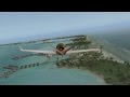 X-Plane 10 le Cirrus SF 50 Vision fait le tour de Bora Bora