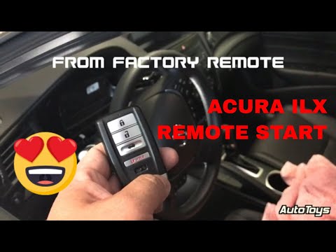 acura-ilx-remote-start-easy-how-to!-showing-idatalink-and-start-from-factory-acura-remote